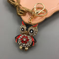 Owl Keychain Enamel Artware Cartoon Cute