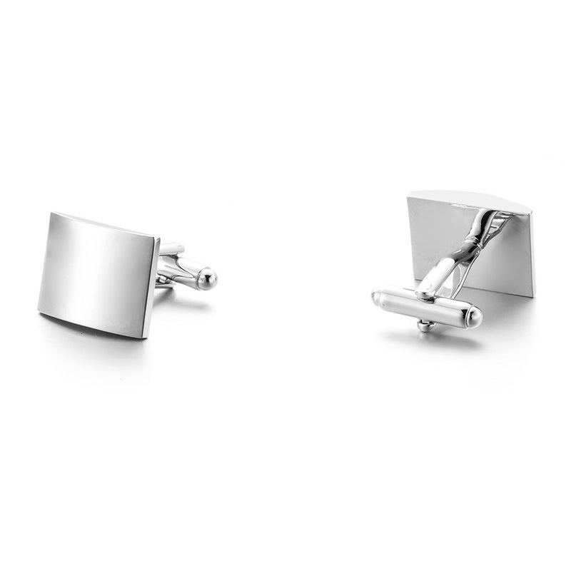 High Quality Plain Glossy Cufflinks French Western-style Clothes