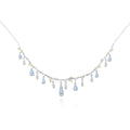 S925 Silver Natural Topaz Necklace