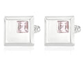 Alloy Spot Drill Fashion Men's Square Cufflinks