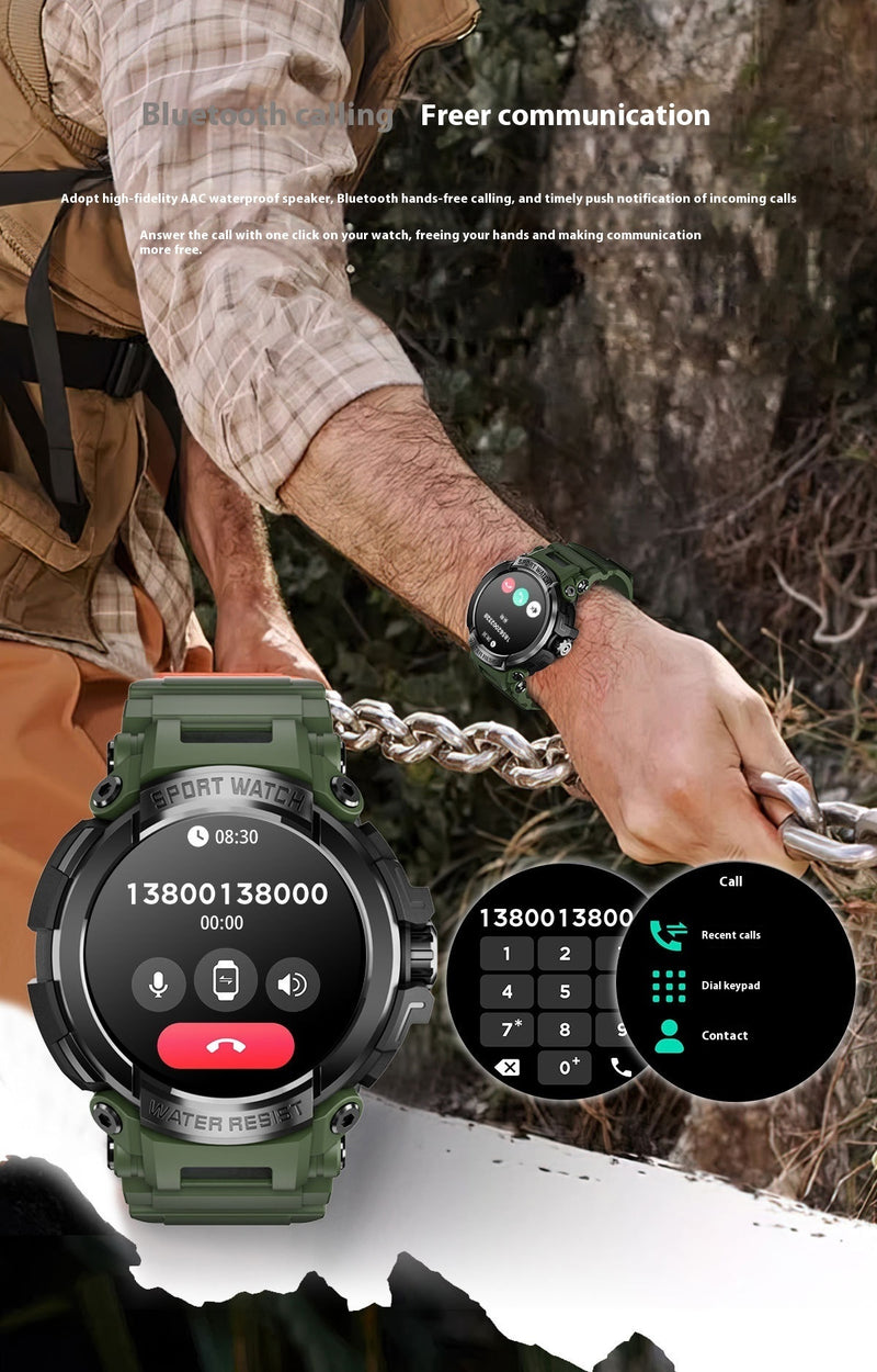 Smart Watch Bluetooth-compatible Calling Heart Rate Blood Pressure Blood Oxygen Sleep Monitoring