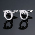 Men's French English Letter Cufflinks