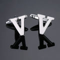 Men's French English Letter Cufflinks