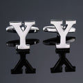 Men's French English Letter Cufflinks