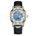 Steel Strip Hollow Gold Manual Mechanical Watch