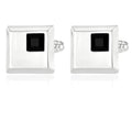 Alloy Spot Drill Fashion Men's Square Cufflinks