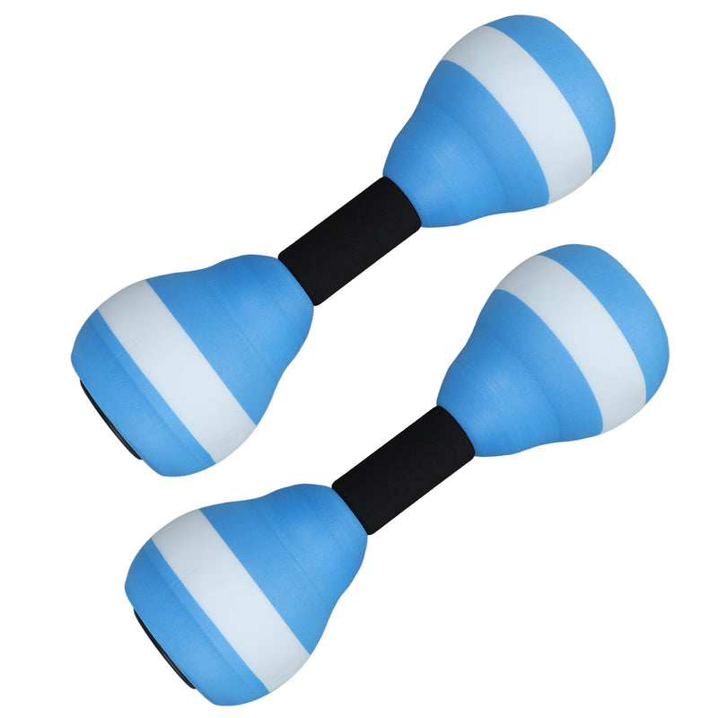 1 Pair Aquatic Dumbbells EVA Floating Water Dumbbells Aerobic Exercise Fitness Equipment for Kids